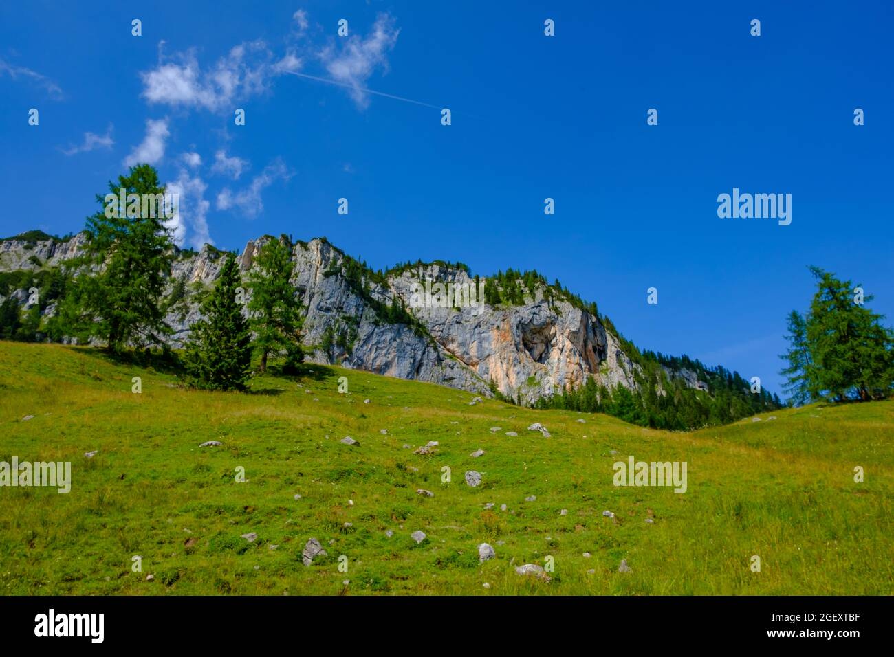paysage de montagne dans la région autrichienne supérieure wurzeralm Banque D'Images