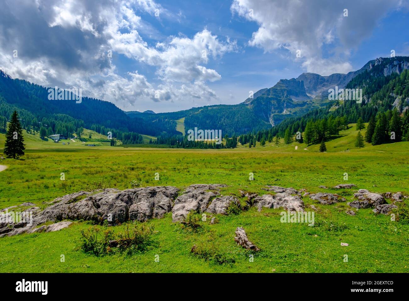 paysage de montagne dans la région autrichienne supérieure wurzeralm Banque D'Images
