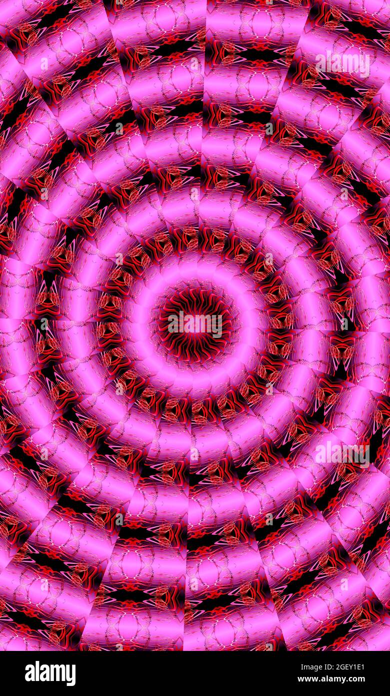 Traits de peinture. Résumé. Illustration. Fond d'écran fractal sur votre bureau image verticale. Banque D'Images