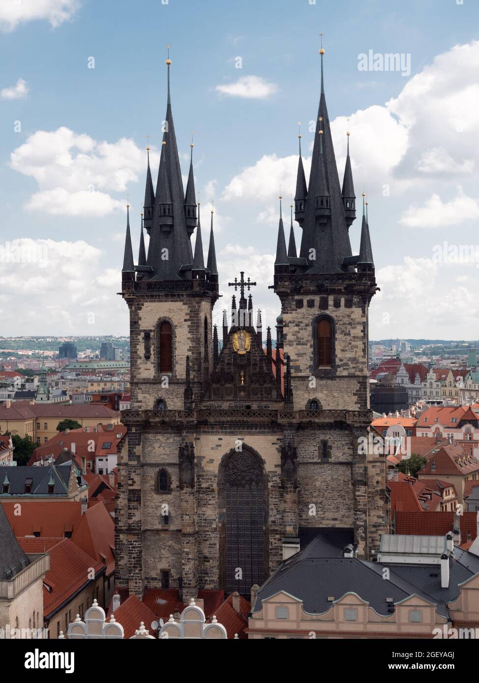 Église ou notre-Dame avant Tyn à Prague, République tchèque Banque D'Images