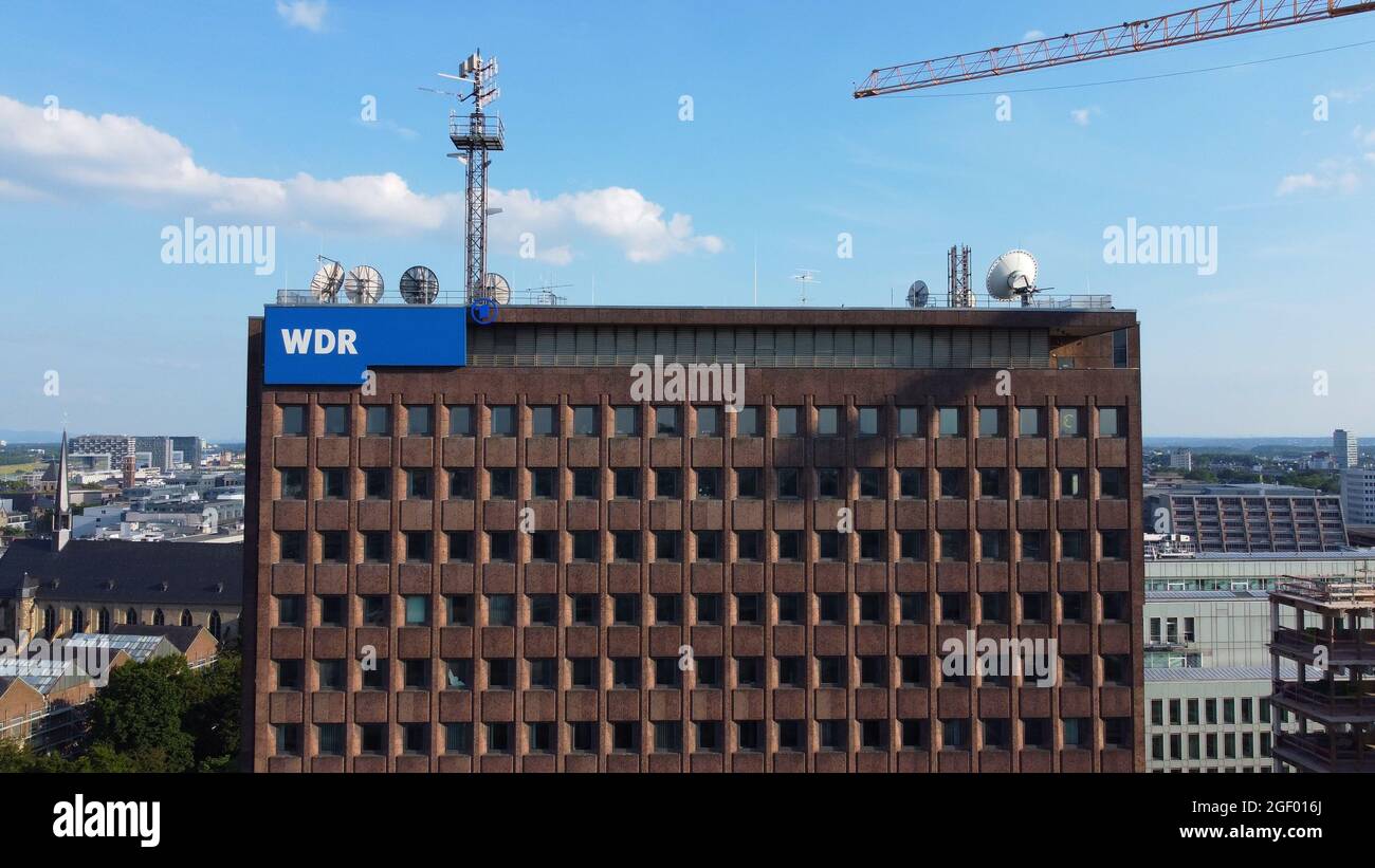 Station de radio et de radiodiffusion WDR à Cologne Allemagne - VILLE DE COLOGNE ALLEMAGNE - 25 JUIN 2021 Banque D'Images