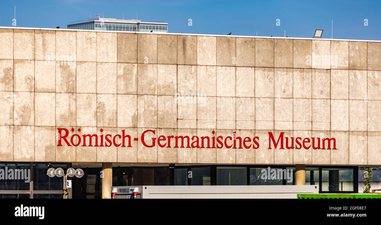Musée romain allemand à Cologne - VILLE DE COLOGNE, ALLEMAGNE - 25 JUIN 2021 Banque D'Images