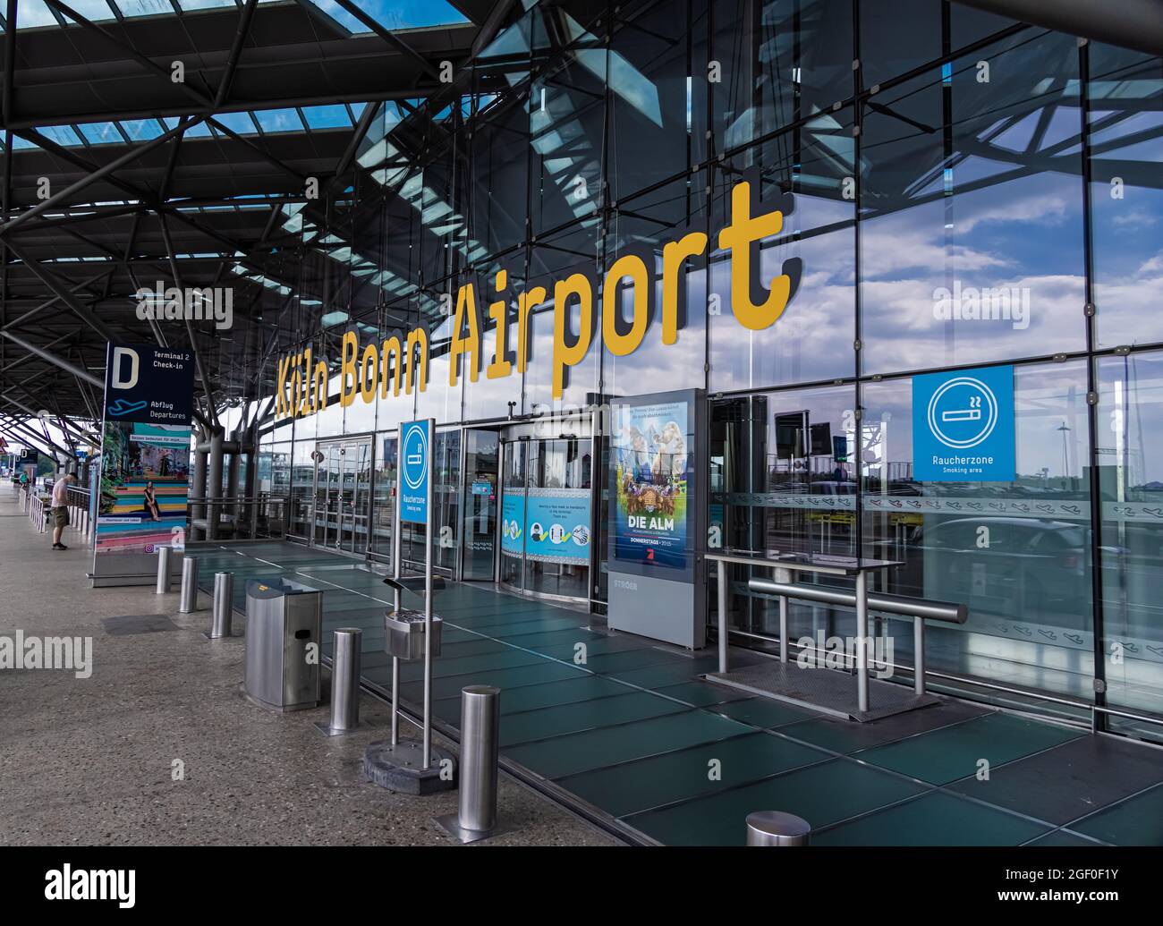 Cologne - aéroport international de Bonn - VILLE DE COLOGNE, ALLEMAGNE - 25 JUIN 2021 Banque D'Images