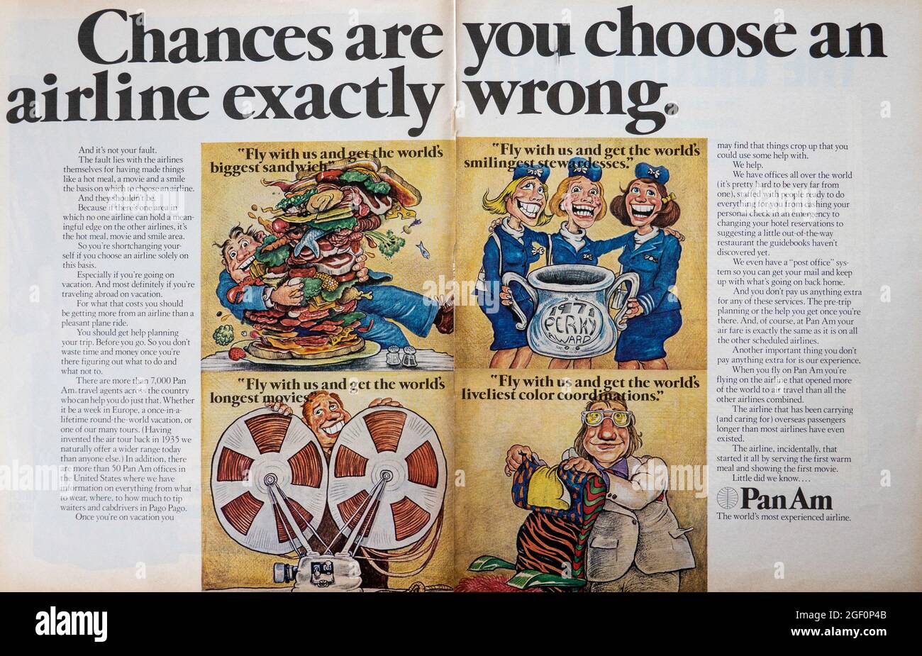 Publicité du magazine Vintage Life, numéro du 19 mai 1972, États-Unis Banque D'Images