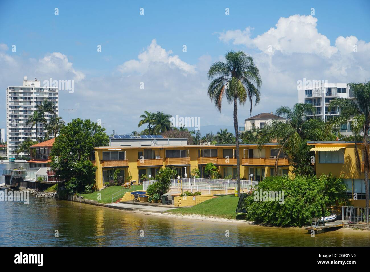 Villa à Gold Coast Queensland Australie stock photo images Photos Banque D'Images