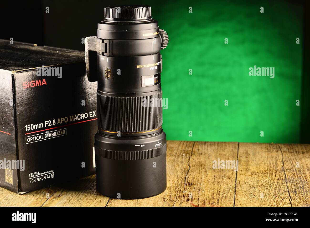 Objectif macro Sigma 150 mm pour les prises de vue en studio Photo Stock -  Alamy