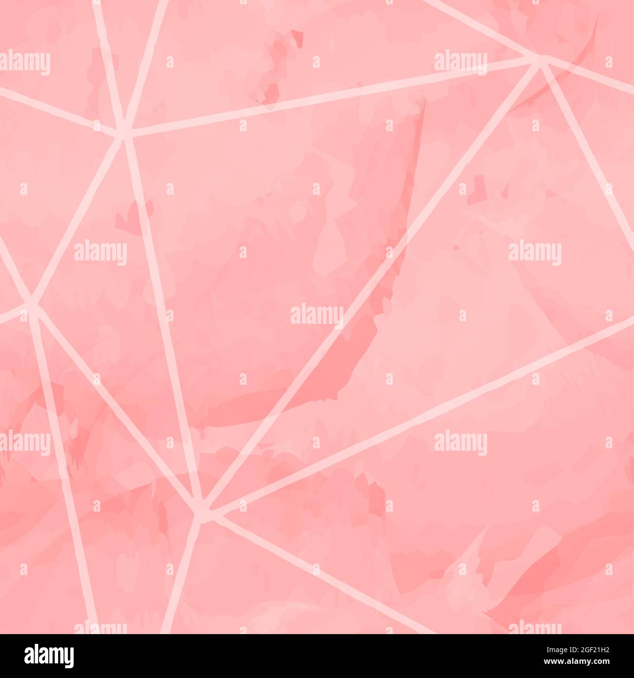 motif rose corail orange sans couture avec taches d'aquarelle et triangles polygonaux, arrière-plan vectoriel sans fin. Illustration de Vecteur