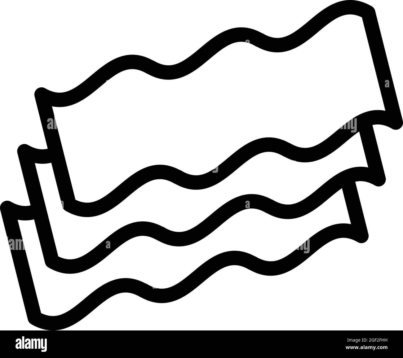 Sauce lasagne icône contour vecteur. Pâtes lasagnes. Cuisine italienne Illustration de Vecteur
