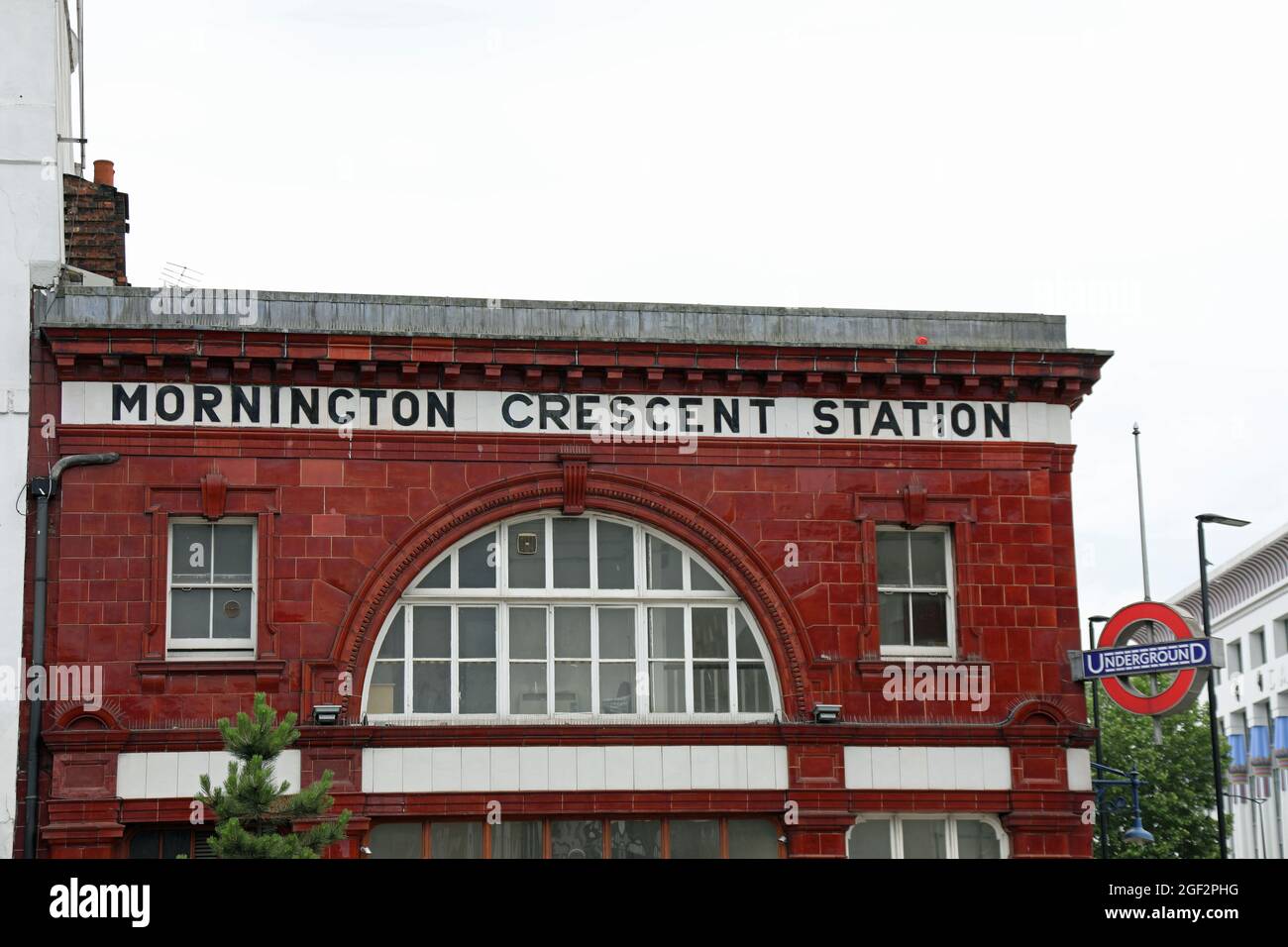 Gare de Mornington Crescent à Camden Town à Londres Banque D'Images