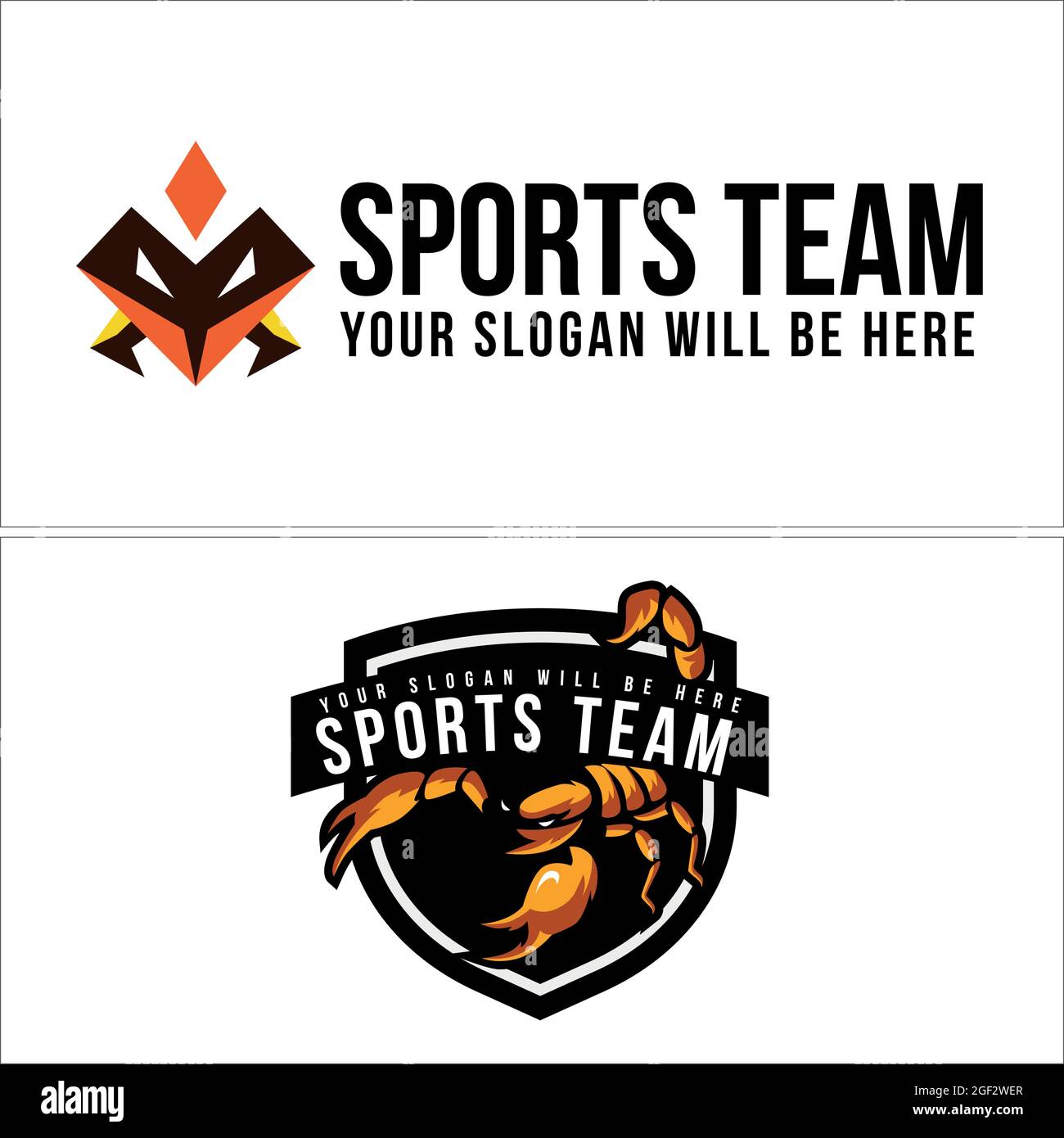 Logo Scorpion logo équipe sportive Image Vectorielle Stock Alamy