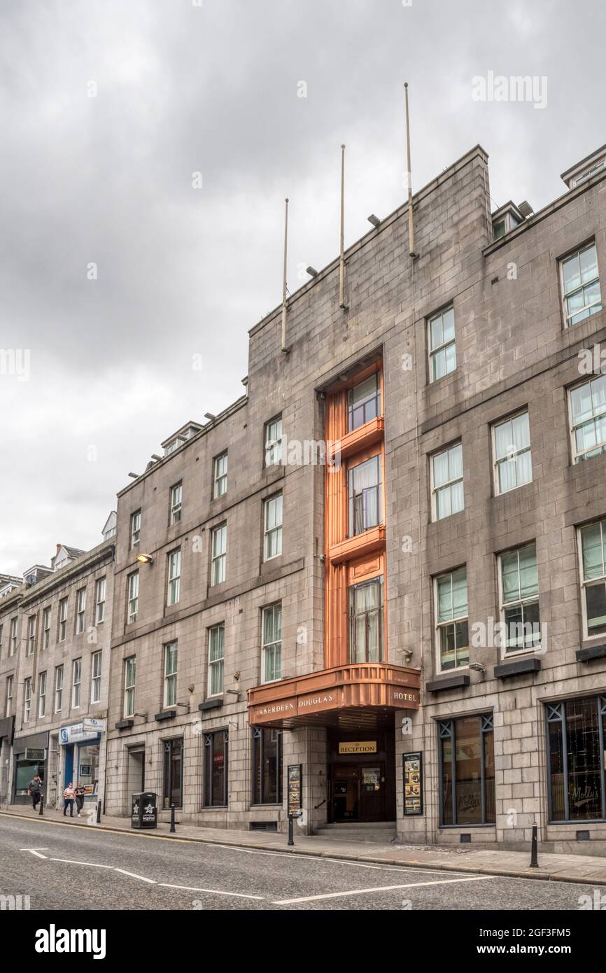 Il a des locaux de l'hôtel Aberdeen Douglas à Market Street, Aberdeen. Banque D'Images