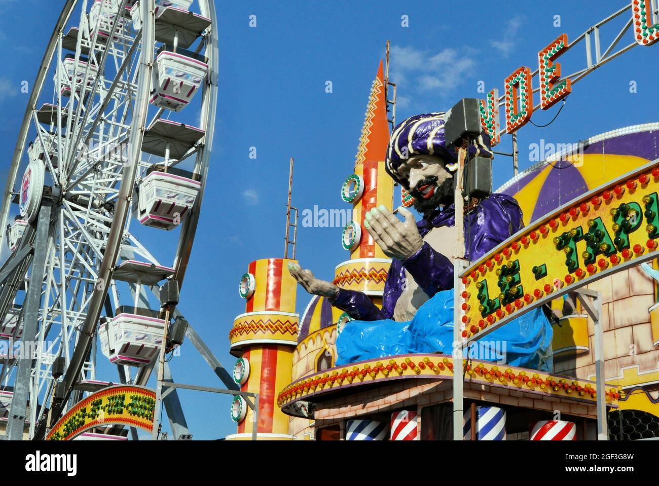 Parc d'attractions dans Old Orchard Beach Maine Photo Stock - Alamy