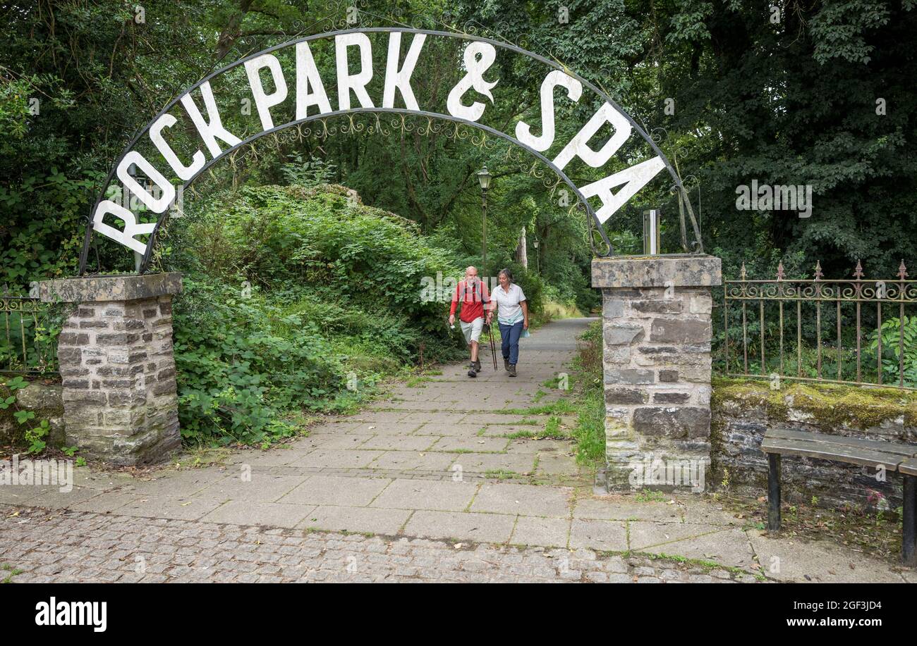 Le Rock Park and Spa de style victorien à Llandrindod Wells, au pays de Galles, au Royaume-Uni Banque D'Images