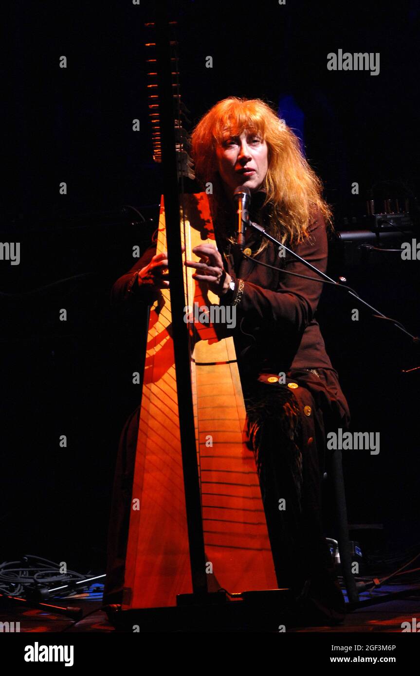 Milan Italie 2007-03-22 : concert en direct du Loreena McKennitt au Théâtre Arcimboldi Banque D'Images