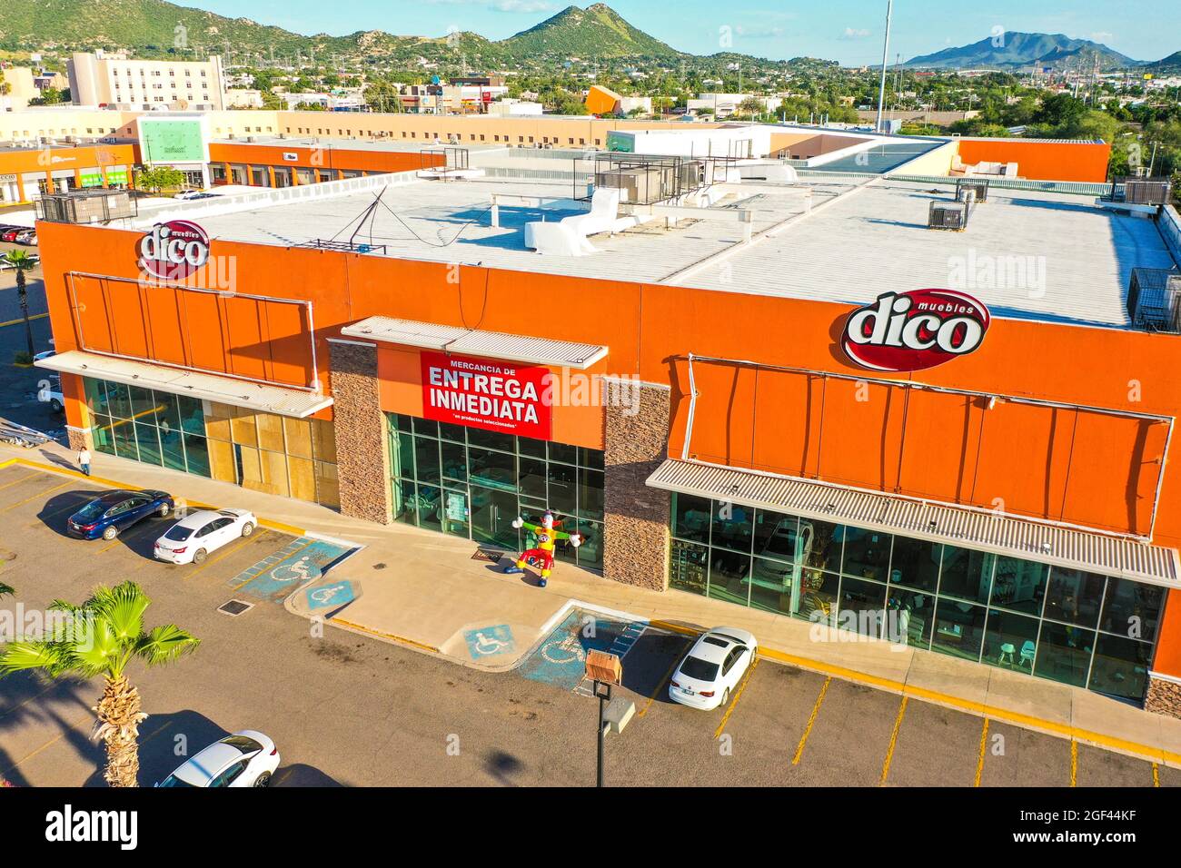 Vue générale du magasin de meubles de DICO dans le pavillon Reforma situé sur Paseo Río Sonora ou Vado del Rio Sonora. Hermosillo, Sonora Mexique. (Photo par Banque D'Images