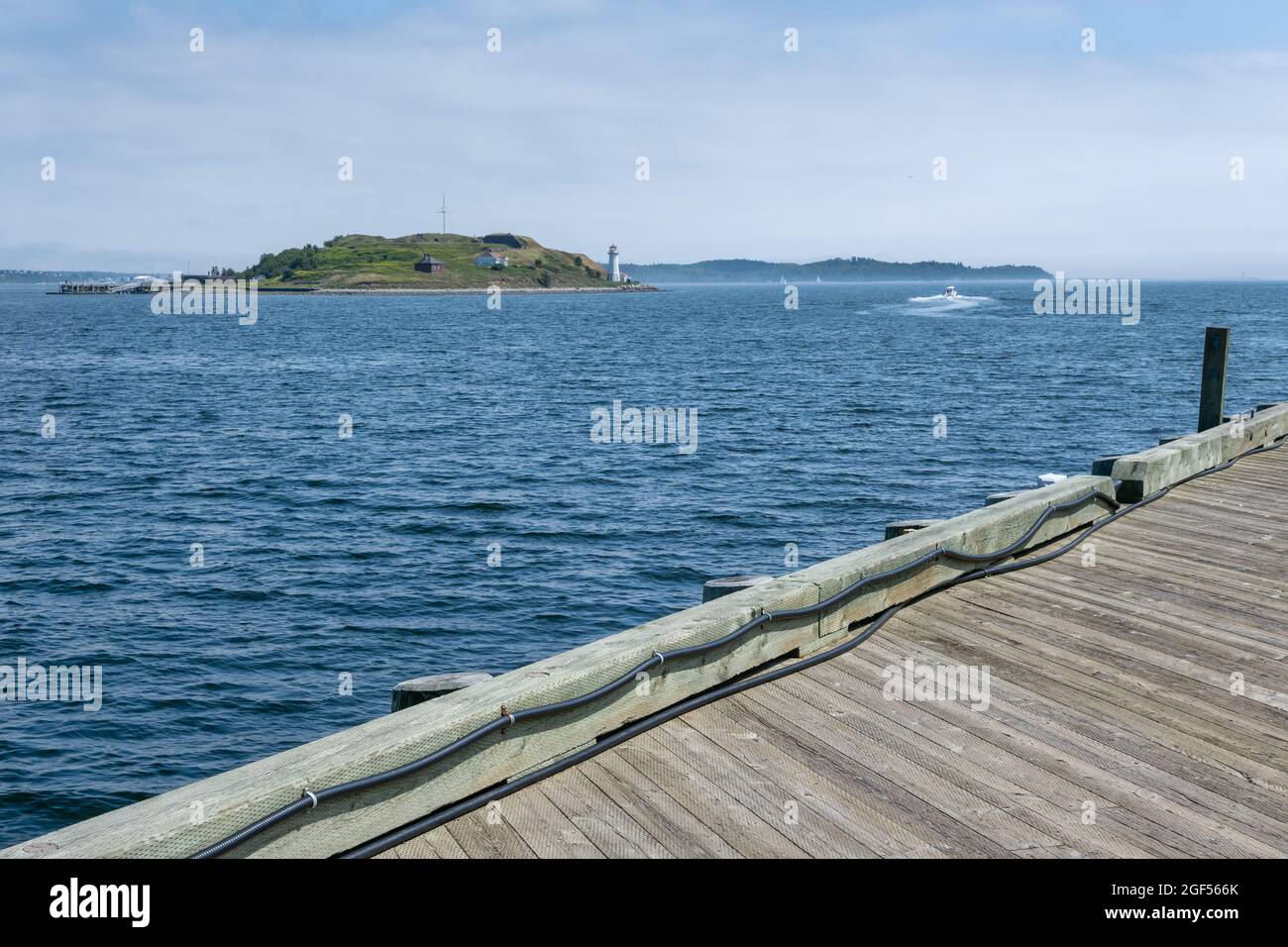 Île Georges, baie Halifax, Nouvelle-Écosse, Canada Banque D'Images