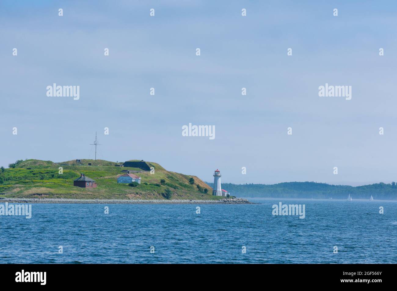 Île Georges, baie Halifax, Nouvelle-Écosse, Canada Banque D'Images