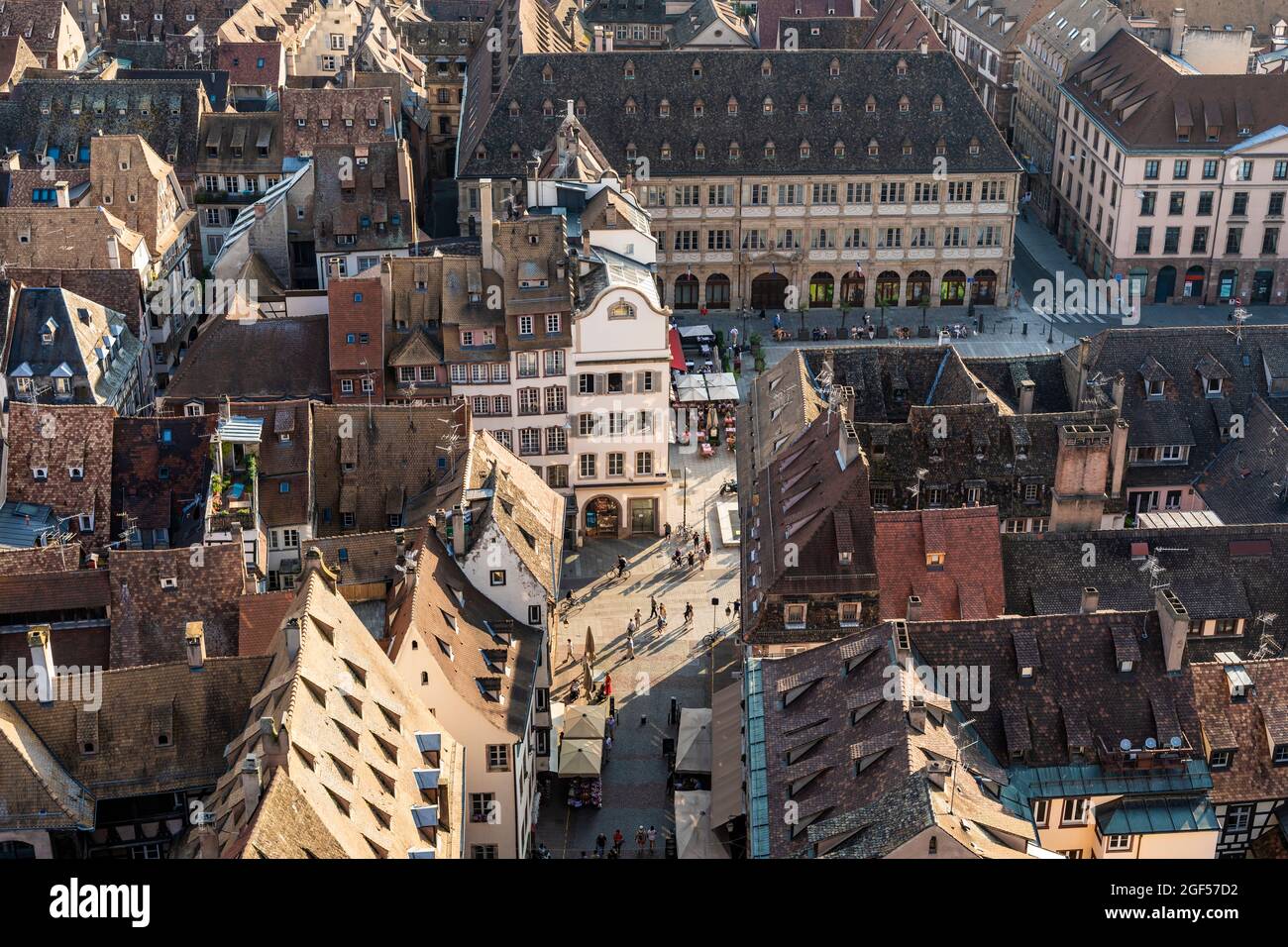 France, Bas-Rhin, Strasbourg, vieille ville historique Banque D'Images