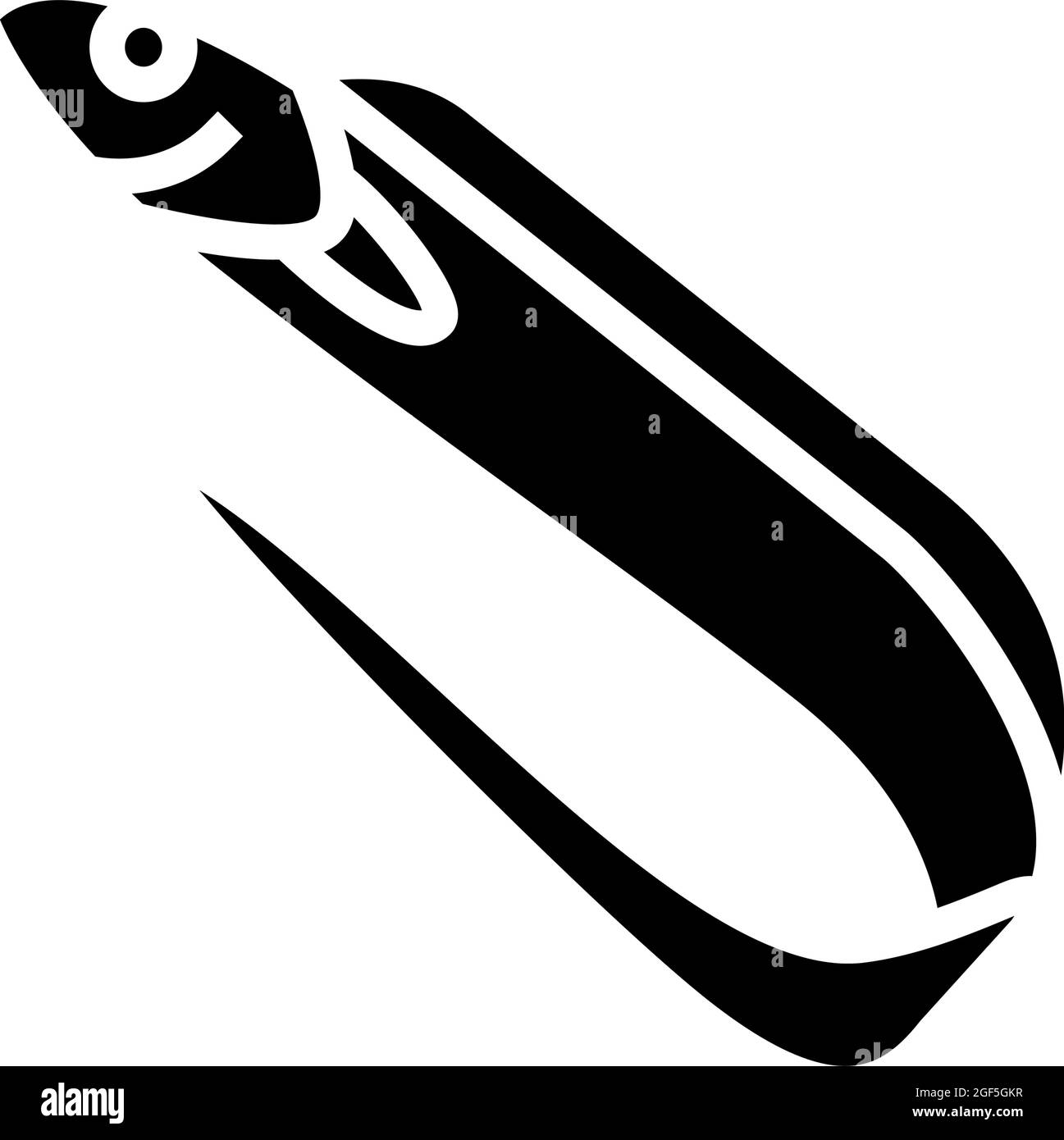 illustration vectorielle d'icône de glyphe de tête large Illustration de Vecteur