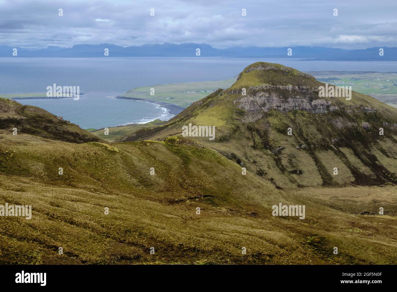 Vue sur le Quiraing Banque D'Images