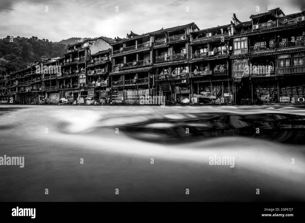 Fenghuang ancienne ville dans la province de Hunan Chine Banque D'Images