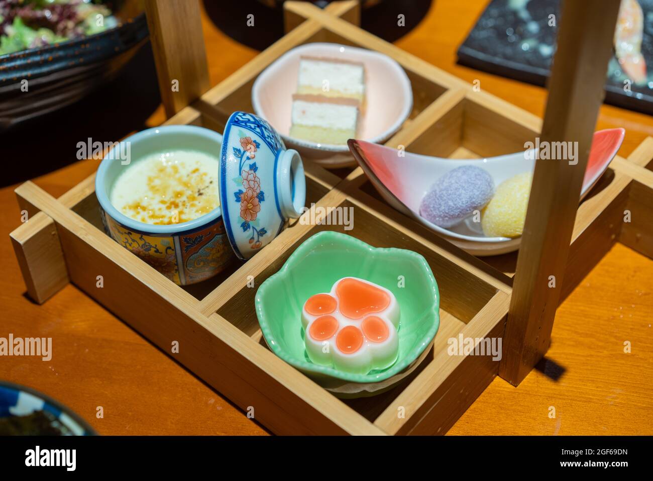 Un dessert magnifique est comme une image，il est trop bon de manger，pefect，nourriture，gâteau Banque D'Images