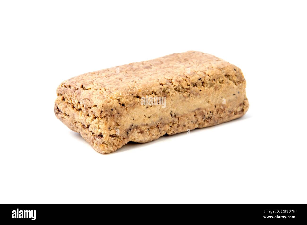 Le halva de tournesol sur fond blanc Banque D'Images