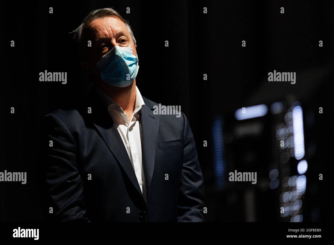 Melbourne, Australie, 26 septembre 2020. Martin Foley s'adresse aux médias avant d'être nommé nouveau ministre de la Santé lors d'une conférence de presse au Treasury Theatre le 26 septembre 2020 à Melbourne, en Australie. La ministre de la Santé de Victoria, Jenny Mikakos, a démissionné samedi après l'enquête de quarantaine de l'hôtel. Le premier ministre Daniel Andrews a témoigné le dernier jour de l'enquête, vendredi, disant qu'il considérait Jenny Mikakos comme responsable du programme qui a finalement mené à la deuxième vague COVID-19 de Victoria. Crédit : Dave Helison/Speed Media/Alamy Live News Banque D'Images