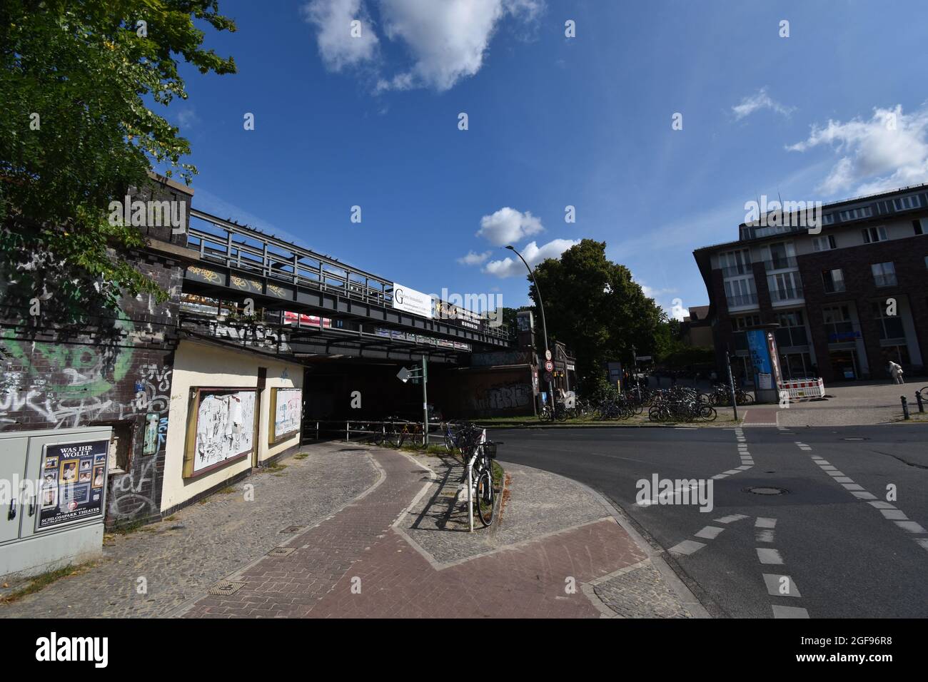 S-Bahnhof à Berlin-Zehlendorf, Allemagne Banque D'Images