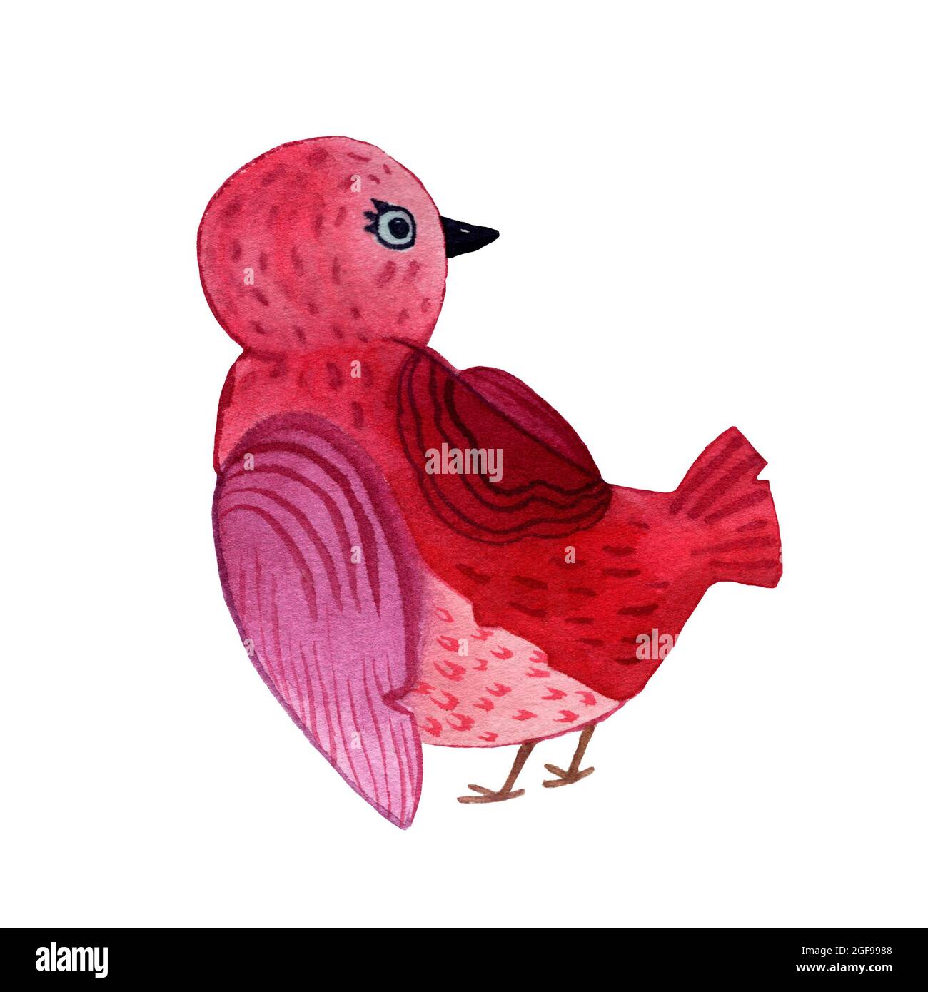 Aquarelle Illustration dessinée à la main d'oiseaux de Robin isolés sur fond blanc. Oiseaux assis et volants dans le style de dessin animé rouge vert bleu couleurs. Banque D'Images Aquarelle Illustration dessinée à la main d'oiseaux de Robin isolés sur fond blanc. Oiseaux assis et volants dans le style de dessin animé rouge vert bleu couleurs. Banque D'Images
