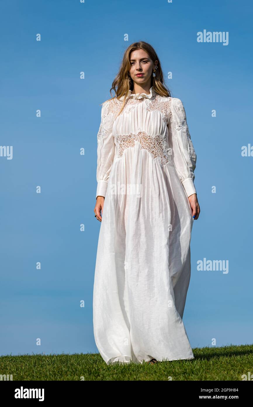 Calton Hill, Édimbourg, Écosse, Royaume-Uni, 24 août 2021. Festival international du film d'Édimbourg : la première mondiale du film « Road Dance » a lieu aujourd'hui au festival. Photo : Hermione Corfield Banque D'Images