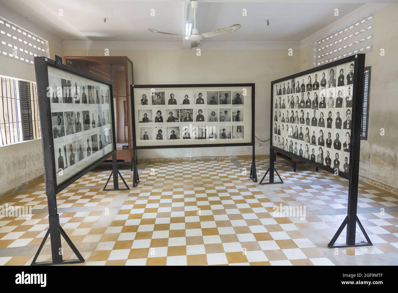 Prison pour torture Khmer rouge S-21 Banque D'Images