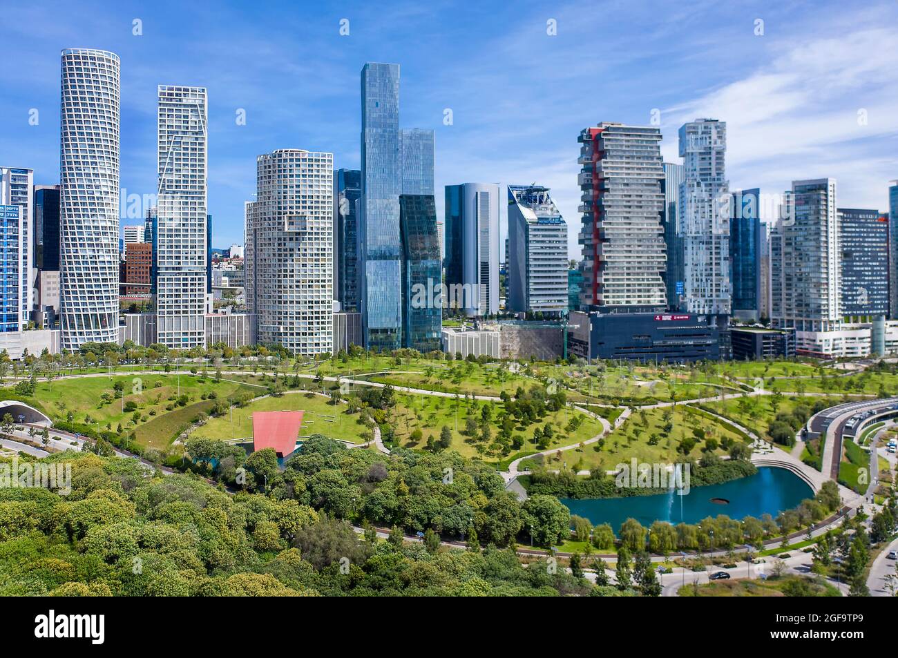 Parque la Mexicana, Santa Fe, Mexico, Mexique Photo Stock - Alamy