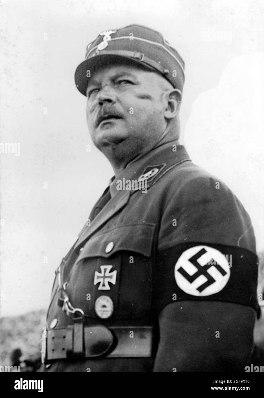 Le membre du parti nazi Ernst Röhm. Il était membre fondateur des chemises brunes nazies (Sturmabteilung Orsa). Il a été exécuté par la purge nazie la nuit des long Knives en 1934. Crédit: Bundesarchiv allemand Banque D'Images