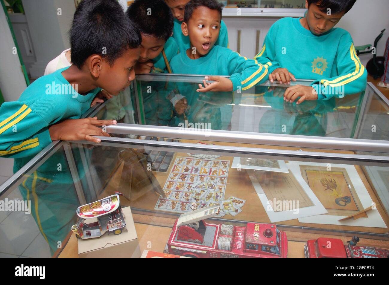 Le musée Yogyakarta Children, le premier musée du genre en Indonésie, a ouvert ses portes le 3 février 2008. Banque D'Images