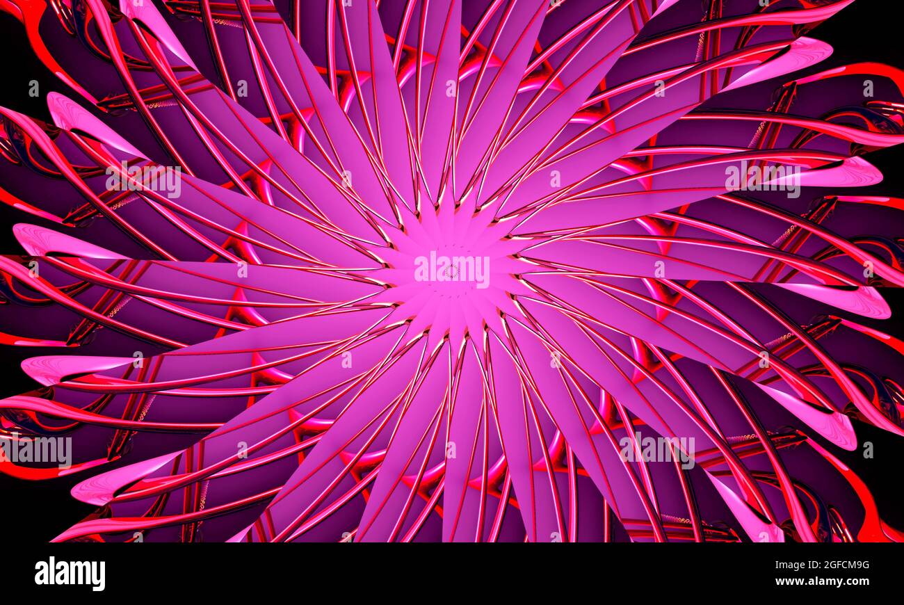 Traits de peinture. Résumé. Illustration. Fond d'écran fractal sur votre bureau Banque D'Images