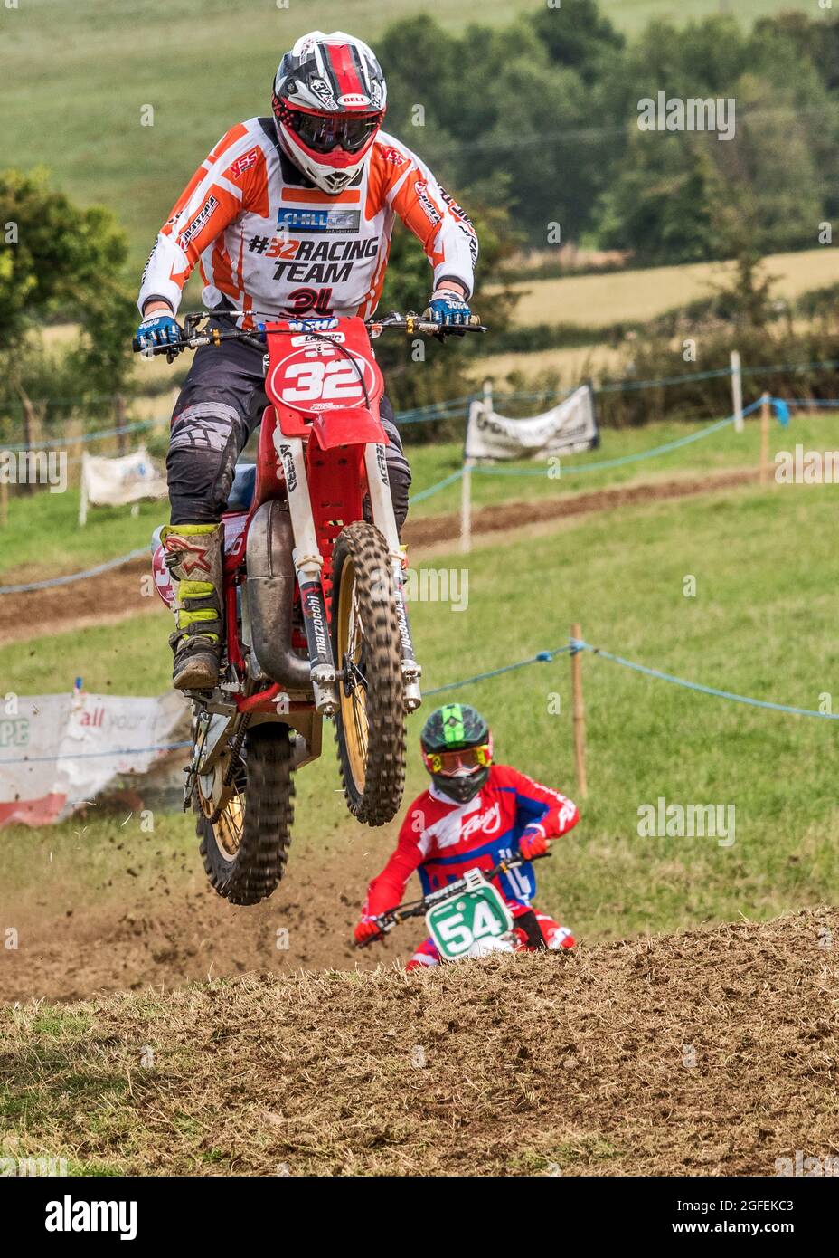 Motorcycle Racing Association Ireland Charity Classic moto-X, Ballyslagh, County Down, Irlande du Nord, 13/14 août 2021 Banque D'Images