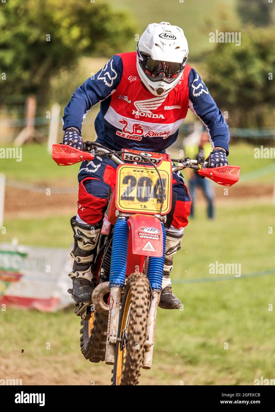 Motorcycle Racing Association Ireland Charity Classic moto-X, Ballyslagh, County Down, Irlande du Nord, 13/14 août 2021 Banque D'Images