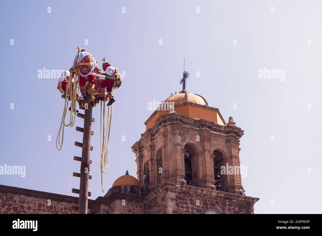 Les flyers soyez prêt pour la danse. La Tequila au Mexique, Jalisco. Banque D'Images