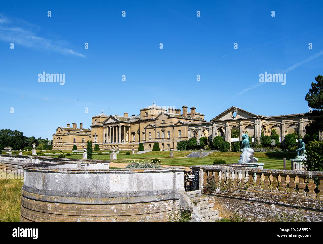 Holkham Hall, Holkham, Norfolk, East Anglia, Angleterre, ROYAUME-UNI Banque D'Images