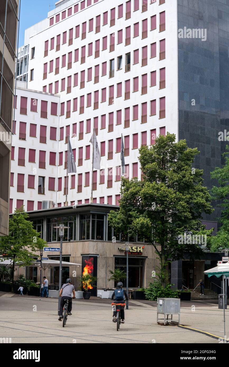 Flat Hotel, My Moyo, géré par IApartment,137 Serviced Apartments dans le centre ville d'Essen, NRW, Allemagne. Banque D'Images