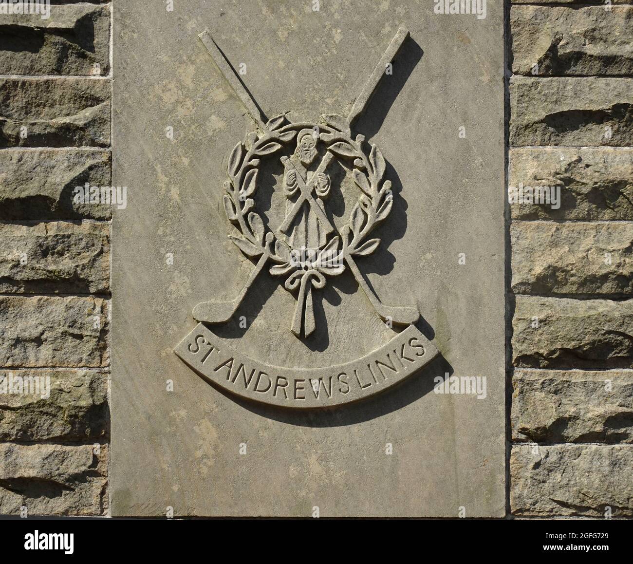 Scènes autour de l'ANCIEN PARCOURS de St.Andrews et du Royal and Ancient Golf Club, en Écosse, où le 150e Open Golf Championship aura lieu en juillet 2022. Banque D'Images