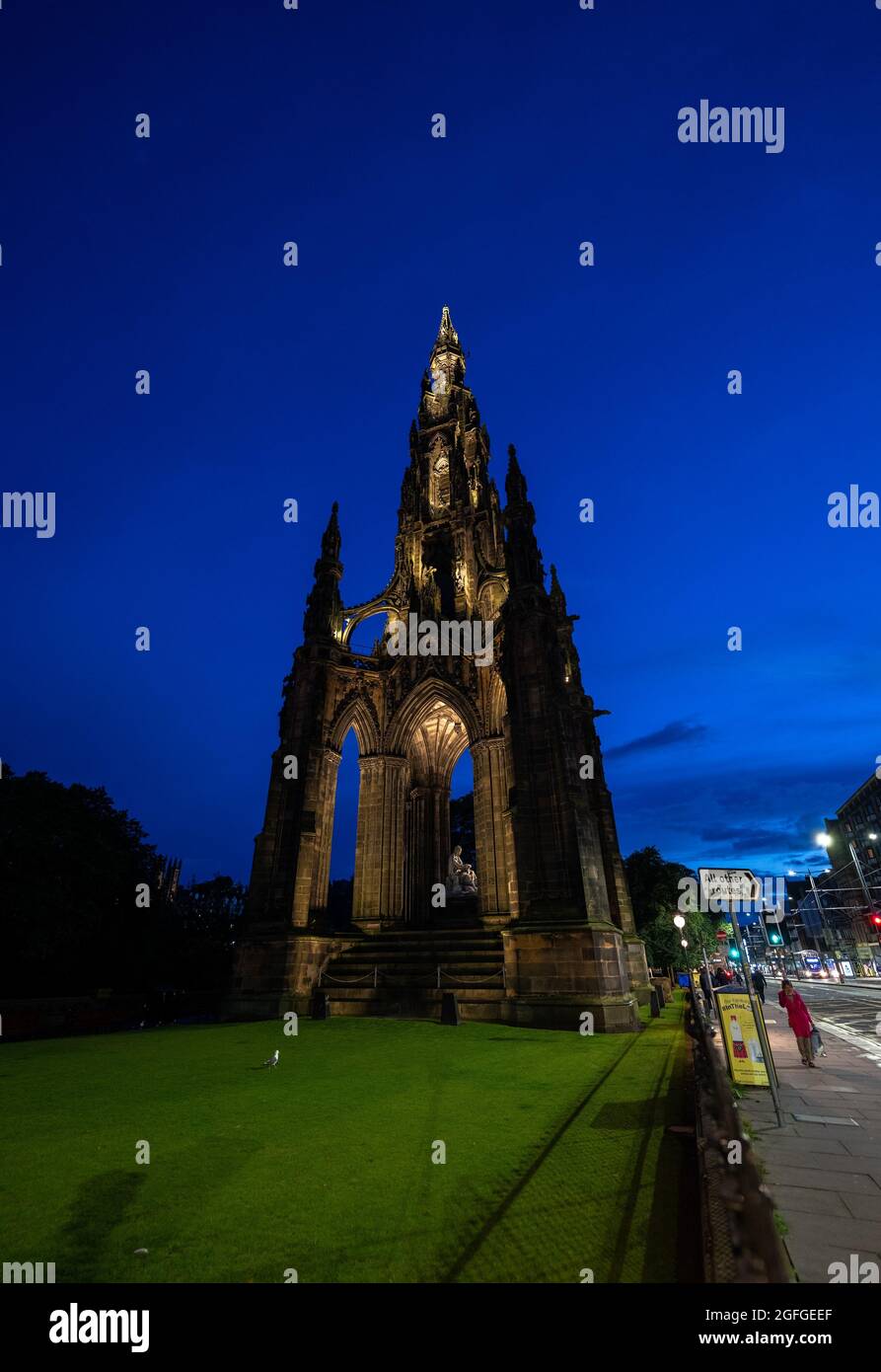 Scott Monument Édimbourg, Écosse Royaume-Uni Banque D'Images