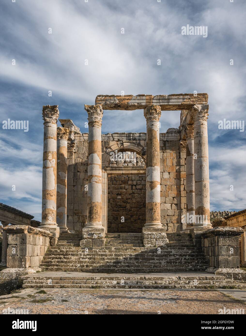 Ville romaine de Djemila, Algérie - Patrimoine mondial de l'UNESCO Banque D'Images