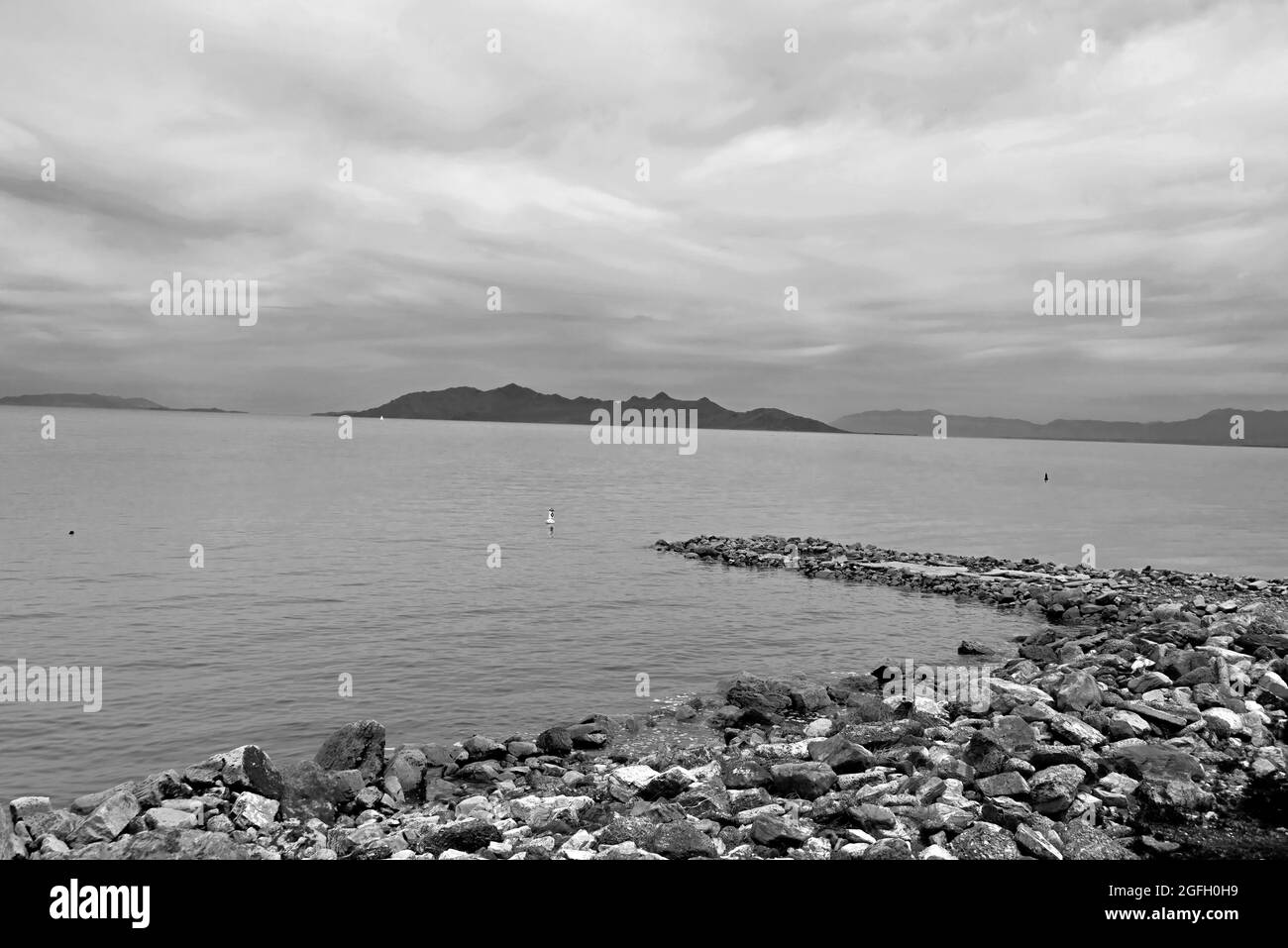The Great Salt Lake, Utah, États-Unis Banque D'Images