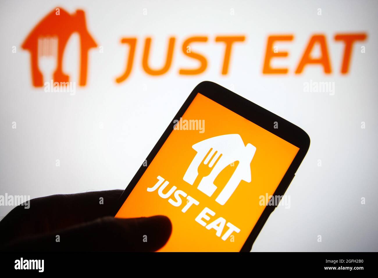 Just eat logo Banque de photographies et d’images à haute résolution