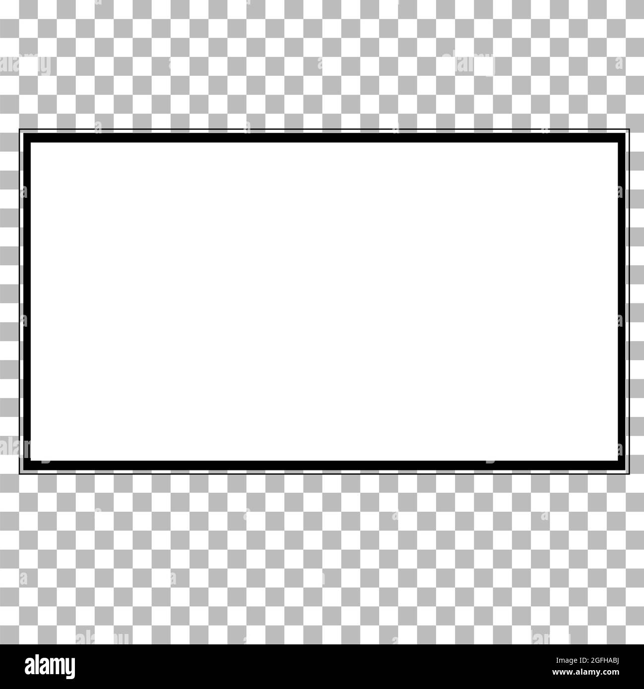 Écran de télévision noir réaliste sur un panneau arrière isolé. Panneau LCD à écran blanc moderne. Symbole d'écran TV réaliste. style plat. Banque D'Images