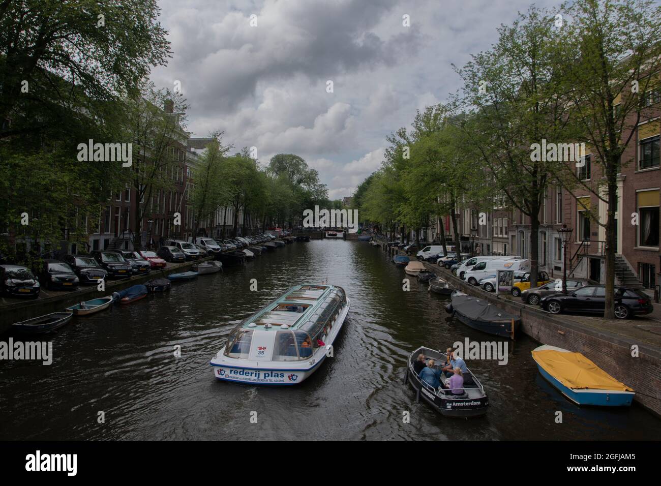 Voir Hendrick Jacobsz Staetsbrug à Amsterdam, pays-Bas 20-8-2021 Banque D'Images