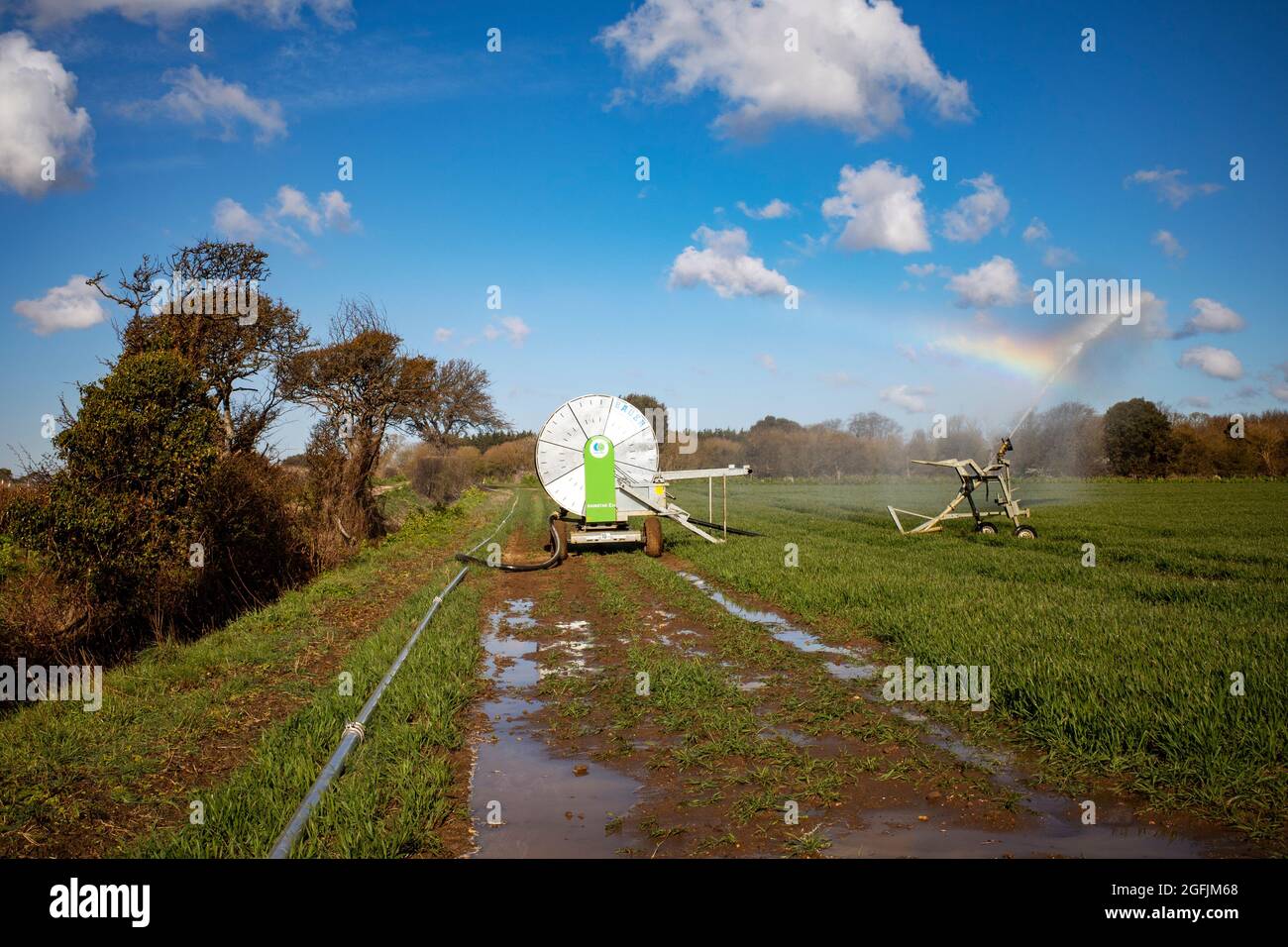 Système d'irrigation Bauer Banque D'Images