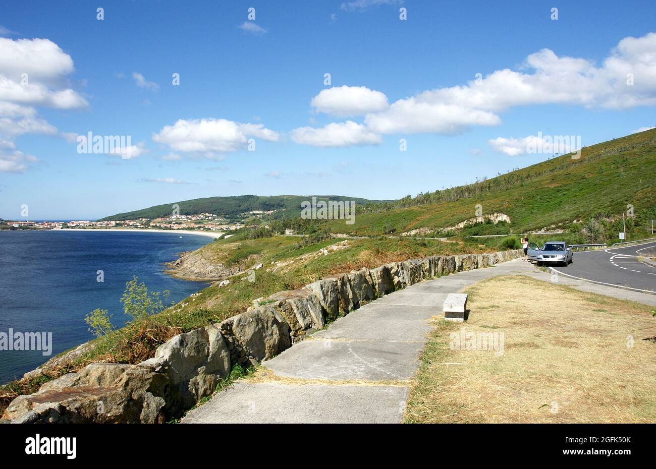 Vue sur la Costa da Morte en Galice, Espagne, Europe Banque D'Images